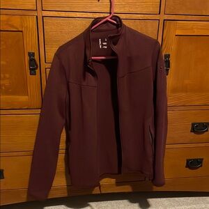 Arc'teryx Burgundy Utility Jacket Casual Style